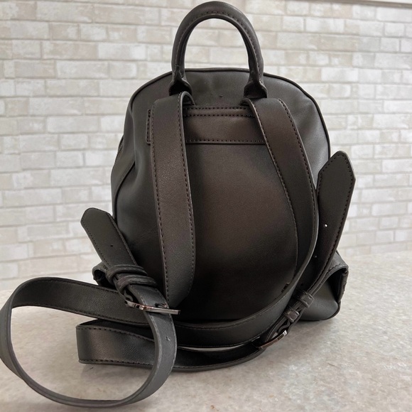 Love Moschino- Mini Backback | Gray W/ Gunmetal Hardware | Dustbag, Paperwork